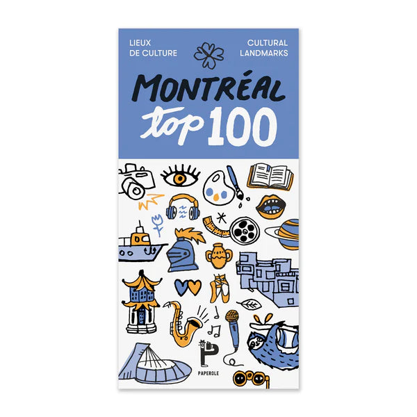 Carte Top 100 Lieux de culture Montréal, Paperole