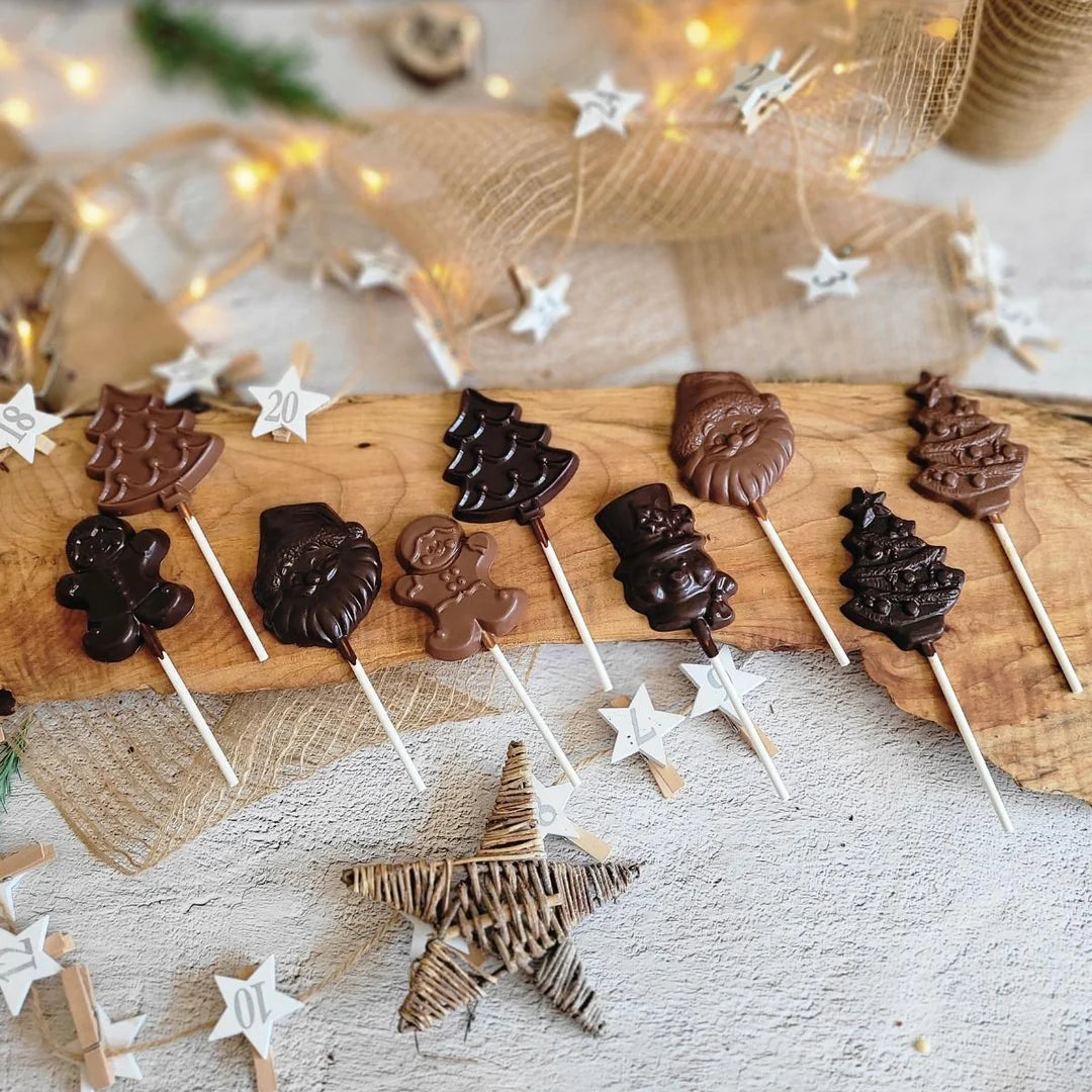 Suçon en chocolat de Noël, chocolat au lait, Fays Terroir Chocolaté