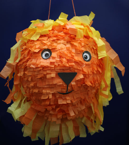Piñata tête de lion, Vert l'emploi