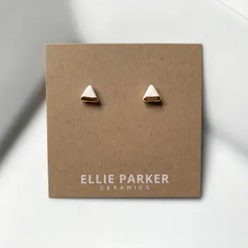 Boucle d'oreille en céramique, styles variés, Ellie Parker