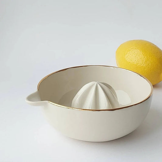 Presse-citron en céramique de Julie Duguay Céramiste